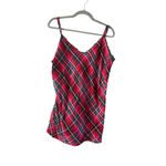 Victoria's Secret Women's  Red Green Plaid Chemise M Photo 1