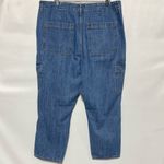 Universal Thread Cargo Boyfriend Jeans Mid Rise 100% Cotton Medium Wash Size 14 Blue Photo 10
