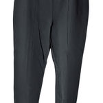 St. John Couture Ponte Knit Ankle Zip Pants Women's Large Black Stretch Career Photo 0