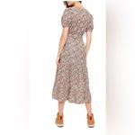 Free People Heartlands Floral Puff Sleeve Tiered Cotton Midi Maxi Dress Size S Photo 1