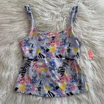 Free People Movement Never Better Long Tank Mystic Floral Combo Size Medium White Photo 2