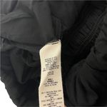 Free People Dress Smocked Black Floral Print Square Neck Long Puff Sleeves Small Photo 13