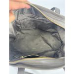 Tory Burch Gray Leather Meyer Plaque Tote Purse Photo 2