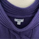 Cable Knit Sweater Deep Blue Purple size XL Photo 2