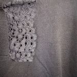 Adrianna Papell Adrinanna Papell Black Sweater Lace Hem Detail Size XL Holiday Party Preppy Photo 4