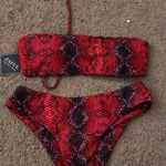 Zaful Snake Pattern High Rise Bikini Set  Photo 0