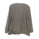 Alfred Dunner Vintage  Wool Blend Black White Houndstooth Blazer Size 10 Photo 1