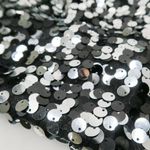 Vintage Y2K Black & Silver Sequin Hobo Purse Tote Bag Photo 6