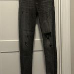 AGOLDE  Jeans Women Size 27 Hi Rise Skinny Black Distressed Stretch Denim Grunge Photo 0