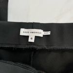 Good American  Scuba Slim HighRise Zip ankle stretch black Pant Size 6- 3XL Photo 4