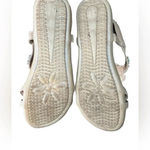 SIKETU SUMMER SLING BACK‎ SANDALS BEACH BOHEMIAN BEADED STONE DETAILS SIZE 8.5 Tan Photo 11