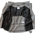 Akris Punto Houndstooth Short-Sleeve Evening Jacket Womens Gray Blazer Suit Coat Photo 7