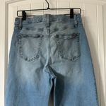 joe's jeans High Rise Wide Leg Raw Hem Light Wash Denim Size 31 Photo 4