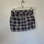 Miley Cyrus & Max Azria Women Buffalo Plaid checkered mini skirt Grey XSmall 1 Gray Size undefined Photo 3