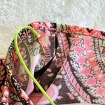 Fashion Bug Vintage Top Womens 3X 24 Y2K Boho Pink Paisley Asymmetrical Necklace Photo 11