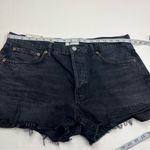 AGOLDE  Parker Short‎ Black Denim Jean Cut Off Womens Size 32 Exposed Pockets NEW Photo 6