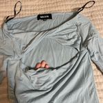 Ser.o.ya long sleeve cropped shirt. Blue Size M Photo 3