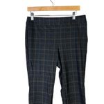 Vera Wang Simply Vera Plaid Bootcut Pants Womens M Black Stretch Workwear Photo 3