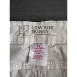 NOBO Low Rise Skinny White Denim‎ 5pocket Stretch Modern Pants Size 13 summer Photo 2