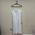 NWT Lulu's White Floral Jacquard Bustier Tie Photo 3