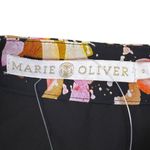 Marie Oliver NWOT 100% Silk Floral Print Ruffle Mini Skirt Size 0 Photo 2