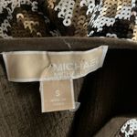 Michael Kors  Sequined Animal Print Top, Crewneck, Size S, New without Tag Photo 6