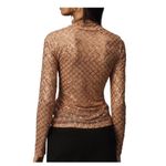 Pilcro and the Letterpress Pilcro Anthropologie turtleneck sequin top Small Photo 1