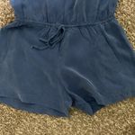 Elevenses  made by Anthropologie Blue sleeveless romper woman size 2 100% cupro Photo 1