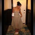 House Of CB HOUSE OF‎ CB 'Samaria' Taupe Corset Sun Dress NWOT Size XS A-C Photo 7