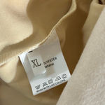 Ivory Faux Suede Fringe Cropped Jacket Western Boho Cowgirl Size XL 12 Photo 5