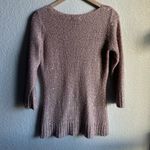 Max edition 🤎 Tan Brown V-Neck Sequin Quarter Sleeve Sweater Photo 4