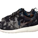 Nike Shoes Roshe One Blue Camo Print Sneakers Size Women's 6 Photo 0