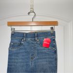 Spanx  XS Pull On Denim Straight Leg Jeans Vintage Indigo Stretch Photo 5