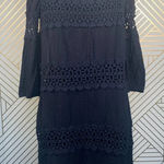 Bailey 44 Mykonos Crochet Dress in Black Photo 0