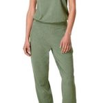 Sweaty Betty  Sleeveless Jumpsuit Jogger In Heath Green Marl Large Photo 0