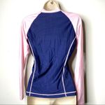 Tesla  navy pink full zip scuba lightweigh jacket M Photo 3