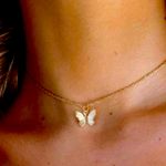 Boutique 14k Gold plated butterfly necklace ✨ Photo 1