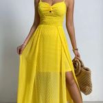 Leasty Summer Sun dress size 4 Yellow Photo 3