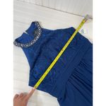 Alex Evenings NWT  Bridesmaid Dress Navy Blue Jeweled Embroidered Size 16 Photo 6