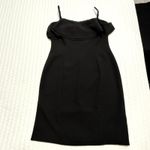 Karl Lagerfeld Little Black Dress Flouncy Ruffle Bust Sheath Cocktail Dress Sz 6 Photo 10
