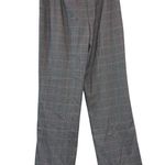 NWT Joan Leslie Houndstooth Black White Pink Pants Size 8 Photo 1