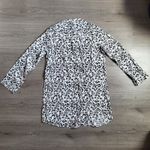 Victoria's Secret Leopard Print Flannel Sleep Shirt Button Down Cozy size Small Photo 2