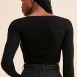 Urban Outfitters Elianna Lace Up Sweater Photo 3