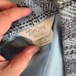 Vintage Tan Jay Women’s Blazer Jacket Size 10 Blue Plaid Wool Blend USA Made Photo 4