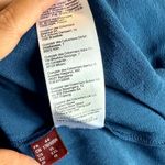 Vintage NWT Comptoir Des Cotonniers Blue Pleated Blouse Sz XL 3/4 sleeve Photo 5