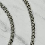 Silver Tone Curb Chain Purse Strap 50" Crossbody Bag Replacement ✨ Photo 5