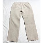 Everlane ReNew Sherpa Fleece Pants Womens Size S Drawstring Cozy Lounge Oatmeal Photo 6