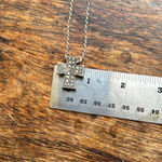 Sterling silver chain and cross necklace Photo 3