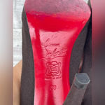 Christian Louboutin red bottom Brown Wool women’s Heels size 39 .8.5 Photo 5