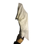 Notations White Knit Open Short Sleeve Cardigan Size 1x Photo 1